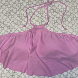 SO Bikini Top Flutter Flounce Top M